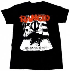 RANCID「AND OUT COME THE WOLVES」Tシャツ - バンドTシャツ SHOP NO ...