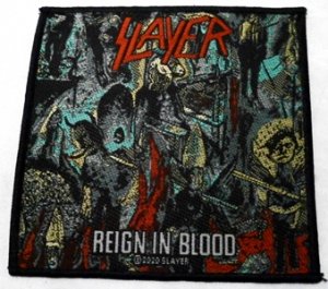 SLAYER「REIGN IN BLOOD」布刺しゅうパッチ - バンドTシャツ SHOP NO