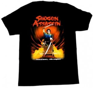 2000円 【SHOGUN ASSASSIN】子連れ狼「POSTER」Tシャツ