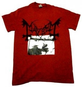 MAYHEM「DEATHCRUSH RED」TシャツTシャツ - バンドTシャツ SHOP NO-REMORSE online store