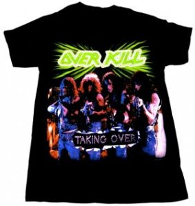OVERKILL「TAKING OVER」Tシャツ - バンドTシャツ SHOP NO-REMORSE online store