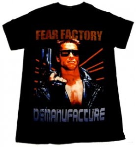 FEAR FACTORY「TERMINATOR」Tシャツ - バンドTシャツ SHOP NO-REMORSE online store
