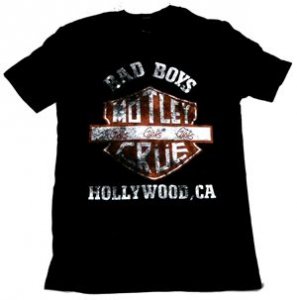 MOTLEY CRUE「BAD BOYS SHIELD VINTAGE」Tシャツ - バンドTシャツ SHOP