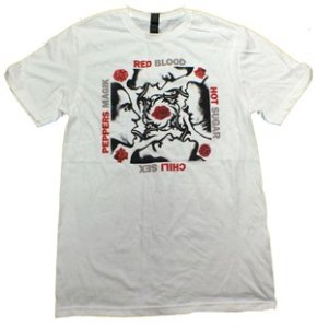 RED HOT CHILI PEPPERS「BSSM WHITE」Tシャツ - バンドTシャツ SHOP NO