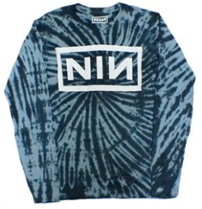 黒XL☆長袖ティファニーカラーNIN ロゴ Nine inch nails