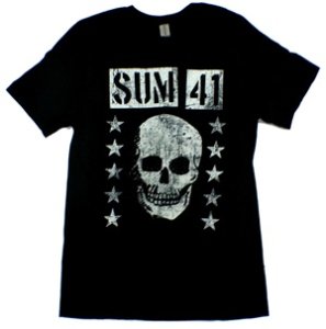 SUM 41「GRINNING SKULL」Tシャツ - バンドTシャツ SHOP NO-REMORSE