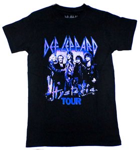 DEF LEPPARD「HYSTERIA TOUR」Tシャツ - バンドTシャツ SHOP NO-REMORSE online store