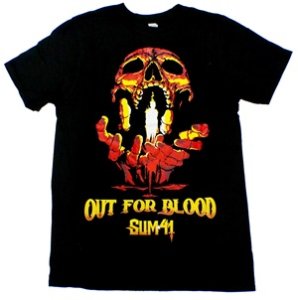 SUM 41「OUT FOR BLOOD」Tシャツ - バンドTシャツ SHOP NO-REMORSE online store