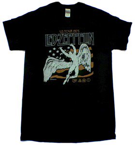 LED ZEPPELIN「TOUR '75 FLAG」Tシャツ - バンドTシャツ SHOP NO ...