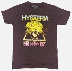 DEF LEPPARD「HYSTERIA WORLD TOUR」Tシャツ - バンドTシャツ SHOP NO-REMORSE online store