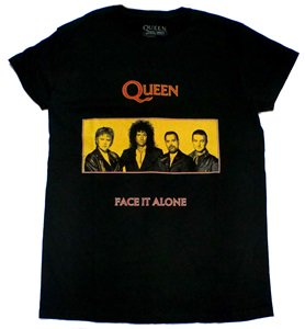 QUEEN「FACE IT ALONE」Tシャツ - バンドTシャツ SHOP NO-REMORSE online store