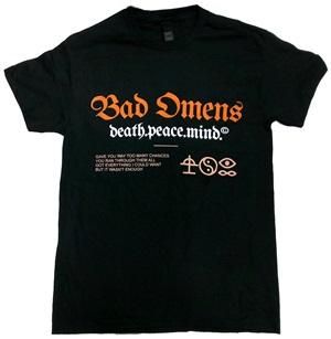 BAD OMENS バンT 半袖 Tシャツ L ブラック 黒 海外 洋楽 BAD OMENS バンT 半袖 Tシャツ L ブラック 黒 海外 洋楽 Bad