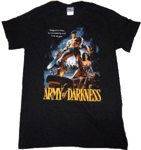 ARMY OF DARKNESS「TRAPPED IN TIME」Tシャツ - バンドTシャツ SHOP NO-REMORSE online  store