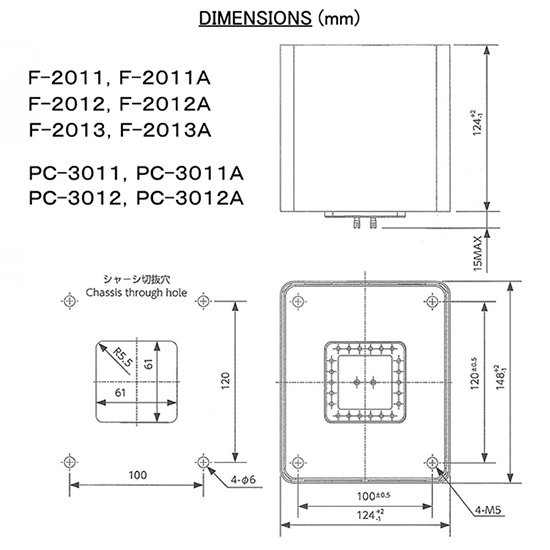 F-2013A [タムラ・シングル用出力トランス] - 秋葉原のトランス専門店 東栄変成器