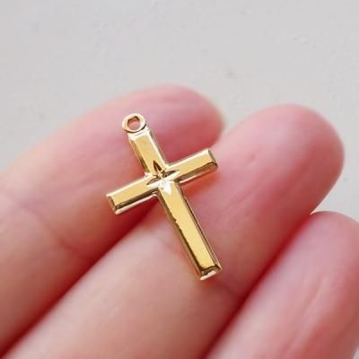 ☆国内メッキ☆クロスチャーム(1個) - アクセサリーパーツ専門店 ☆国内メッキ☆クロスチャーム(1個) - アクセサリーパーツ専門店