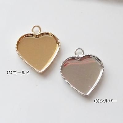 ハート型ミール皿 14mm 各1個 アクセサリーパーツ専門店 ハート型ミール皿 14mm 各1個 アクセサリーパーツ専門店