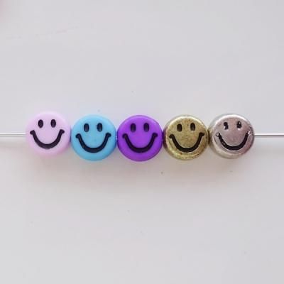 Smileビーズ 単色 | かわいいニコちゃん - アクセサリーパーツ・手芸
