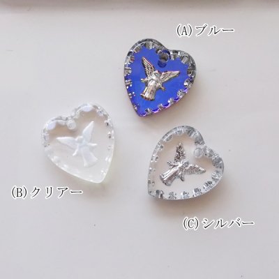 ☆高品質☆ガラス製ヴィンテージペンダントトップ・Ａｎｇｅｌ（Ｓ/1個） - アクセサリーパーツ専門店