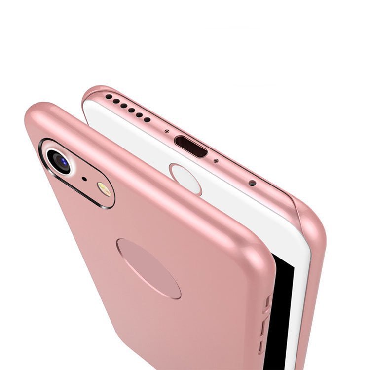 iPhone 7 plus ケース メタル調 シンプル かっこいい スリム アイフォン7 プラス ハードケース スマフォ スマホ  スマートフォンケース/カバー - IT問屋