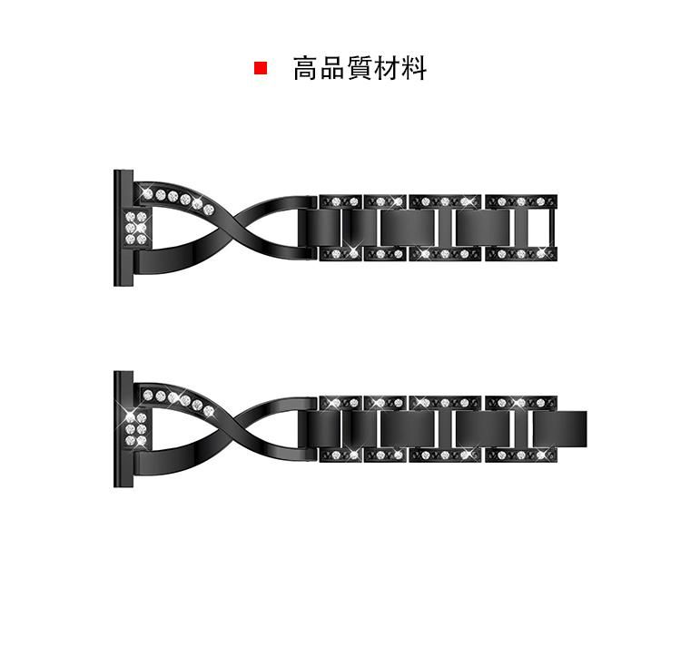 Galaxy Watch 42MM/46MM用 交換バンド ステンレス ベルト ライン