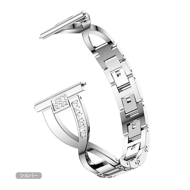 Galaxy Watch 42MM/46MM用 交換バンド ステンレス ベルト ライン