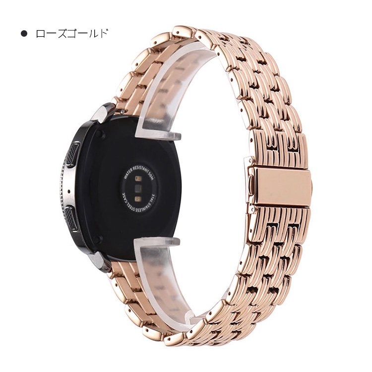 Galaxy Watch 42/46MM 交換バンド 高級ステンレス ベルト ギャラクシー