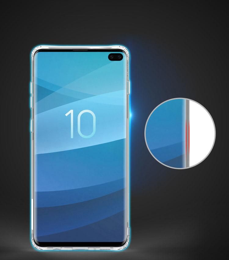 Samsung Galaxy S10/S10+/S10e クリアケース/カバー 透明 耐衝撃