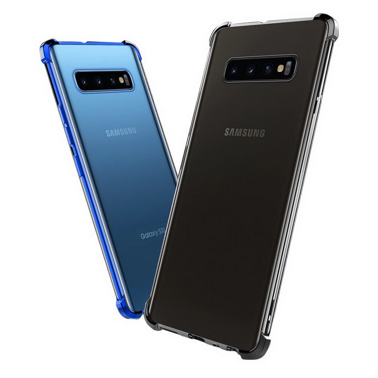 Samsung Galaxy S10/S10+/S10e クリアケース/カバー メッキ サムスン ギャラクシー 透明 ソフトケース/カバー DD06  - IT問屋