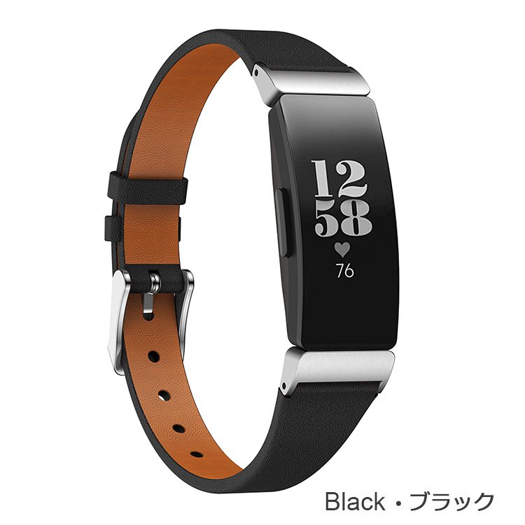 Fitbit 交換バンド Inspire /Inspire HR 高級PUレザー 本革調 レザーベルト 交換リストバンドfi-sh520-s90412  - iPhone16 バンパー ケースのIT問屋