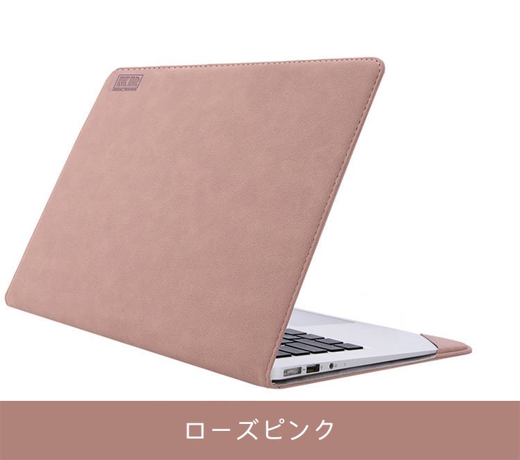 Mac Book Air 13inch ピンクゴールド 純正 レザーケース付 | www ...