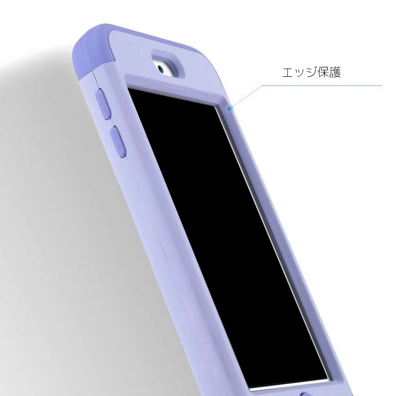 iPod Touch 5/6/7 (第7世代) 2019 TPU+シリコンケース/カバー 背面ケース/カバー/背面カバー 耐衝撃 ソフトケースtouch7-2c-z90530  - IT問屋