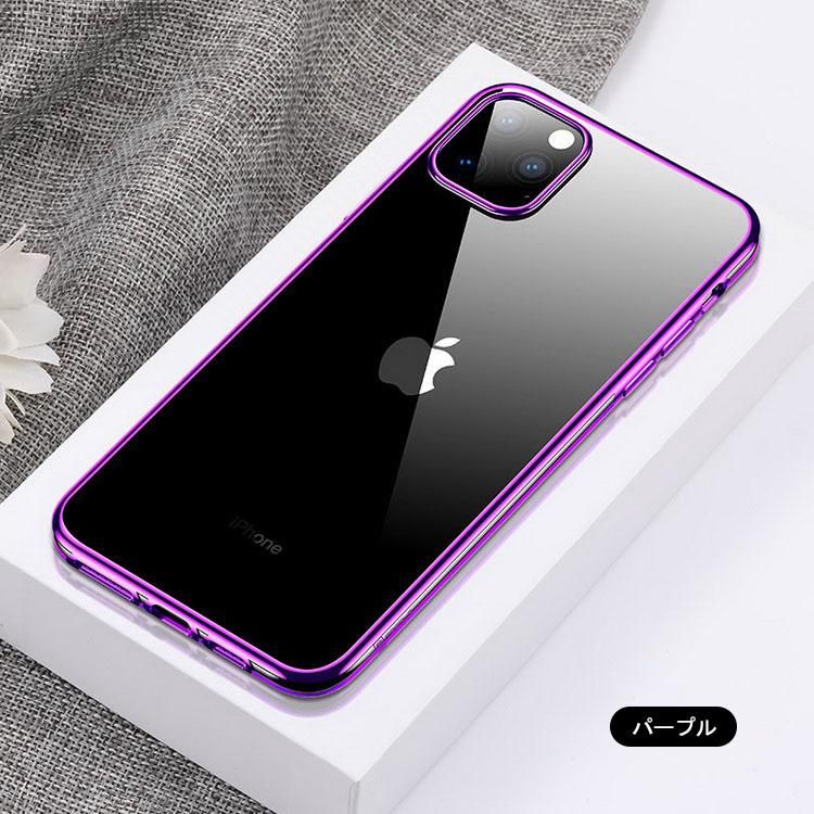 中古　iPhone 11 Pro Maxクリアケース付き iPhone 11/ 11 Pro / 11 Pro Max クリアケース/カバー メッキ