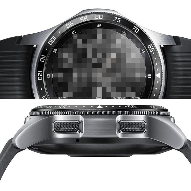 Galaxy Watch 46mm/42mm ベゼルリング 保護ケース ベゼルカバー 高級 ステンレス製 粘着式 スタイルリング スマートウォッチ飾り  - IT問屋