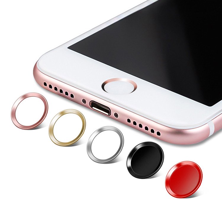 iphone SE/SE3 2022 ホームボタンリング 指紋認証対応 TouchID ホームボタン 保護 メタルリング カラーリング タッチID -  IT問屋
