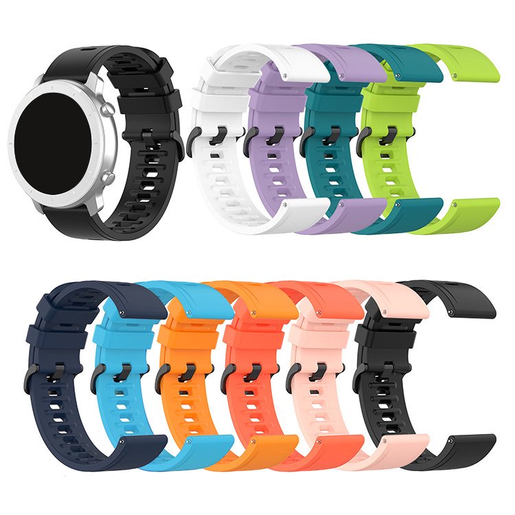 Amazfit GTR 2/GTR 2e/GTR 3/GTR 3 Pro 46mm ベルト バンド 交換 時計バンドシリコン 6色 Quick  Release バンド - IT問屋