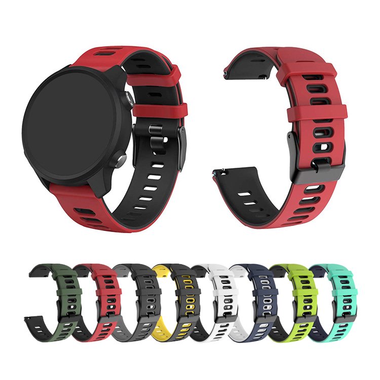 Garmin vivomove 3・Style・Luxe・HR/VENU/vivoactive 3・3 music/ForeAthlete  645・245ベルト バンド 交換 シリコン - IT問屋