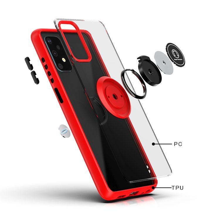 Galaxy A32 ケース 5G SCG08 リング付き 耐衝撃 保護ケース カバー