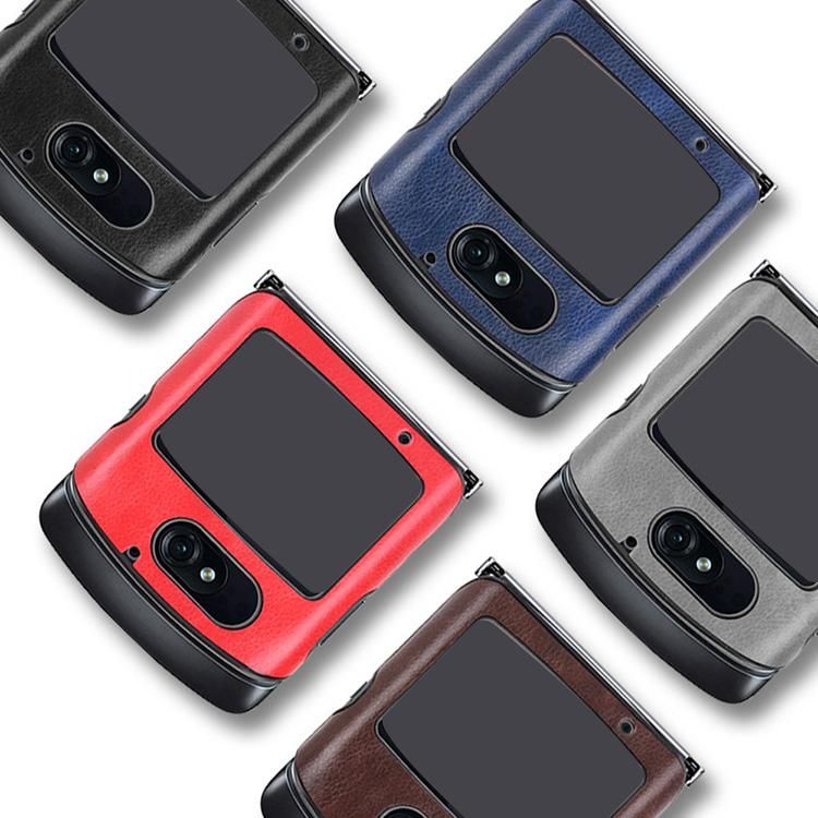 Motorola Razr 5G ケース/カバー 折りたたみ型Android スマホアクセサリー レザー調 シンプル 保護ケース - IT問屋