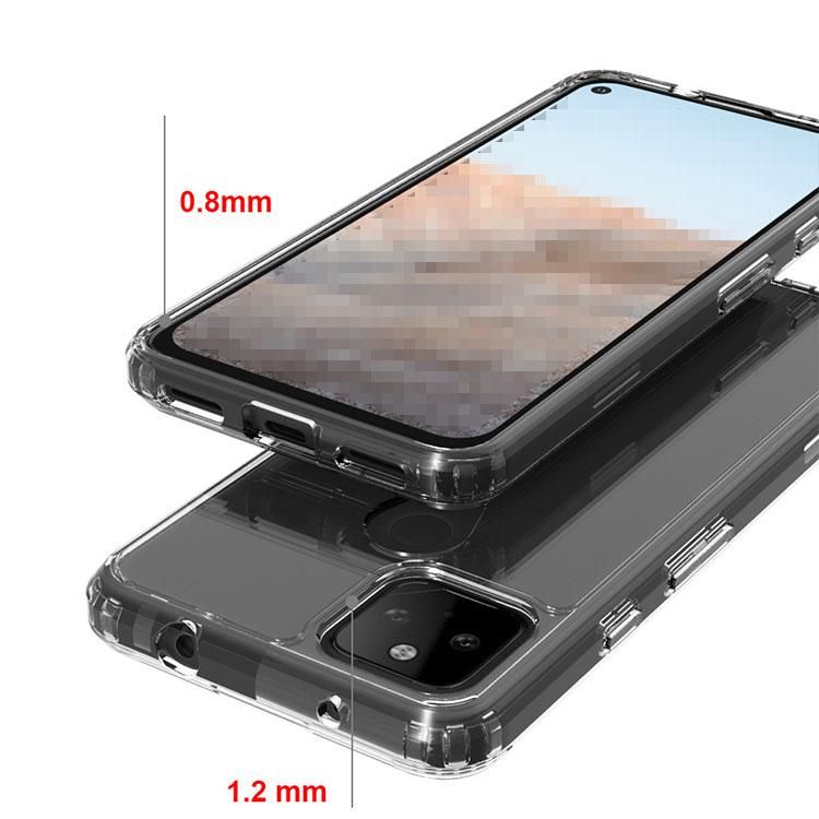 Google Pixel 5a (5G) クリアケース 透明ケース/カバー アクリル