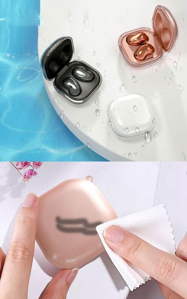 Galaxy Buds2 Pro ホワイト イヤフォン　クリアケース付き Samsung Galaxy Buds 2/Buds2 Pro サムスン ギャラクシー