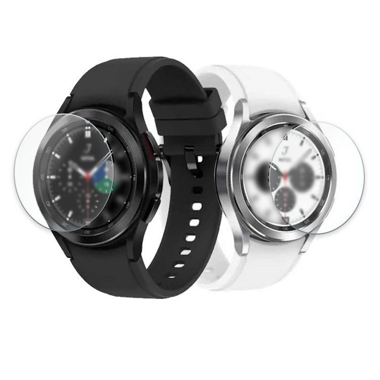 Galaxy Watch 4 Classic 42mm/46mm ガラスフィルム 強化ガラス フィルム ウォッチ液晶保護強化ガラス全面保護フィルム  2枚セットFBP5 - IT問屋
