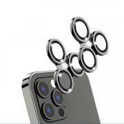 iPhone13 カメラカバー カメラ保護 mini/Pro/Pro Max 強化ガラス メタルフレーム カメラレンズ保護リングカバー CYT3 -146