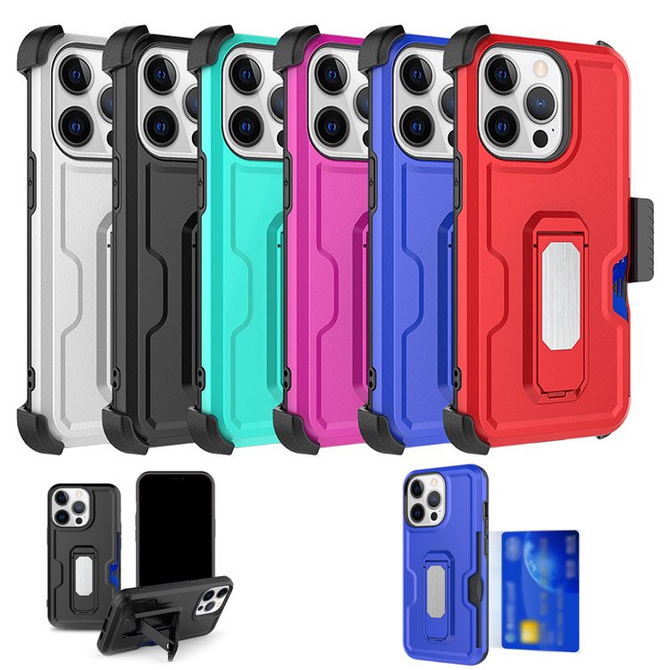 iPhone13 ケース 13 mini/13 Pro/13 Pro Max カバー 耐衝撃 TPU カード収納付き  アイフォン13/13ミニ/13プロ/13プロマックス ケース - IT問屋