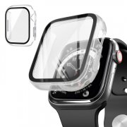 Apple Watch Series 7 ケース 透明ガラスフィルム ケース カバー 全面保護 液晶カバー アップルウォッチ シリーズ7 41mm/45mm  ハードケース