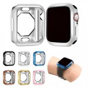 Apple Watch Series 9/8/7 ケース シンプル メッキ カバー アップル ウォッチ シリーズ8/7 41mm/45mm ソフトケース 保護ケース 装着簡単