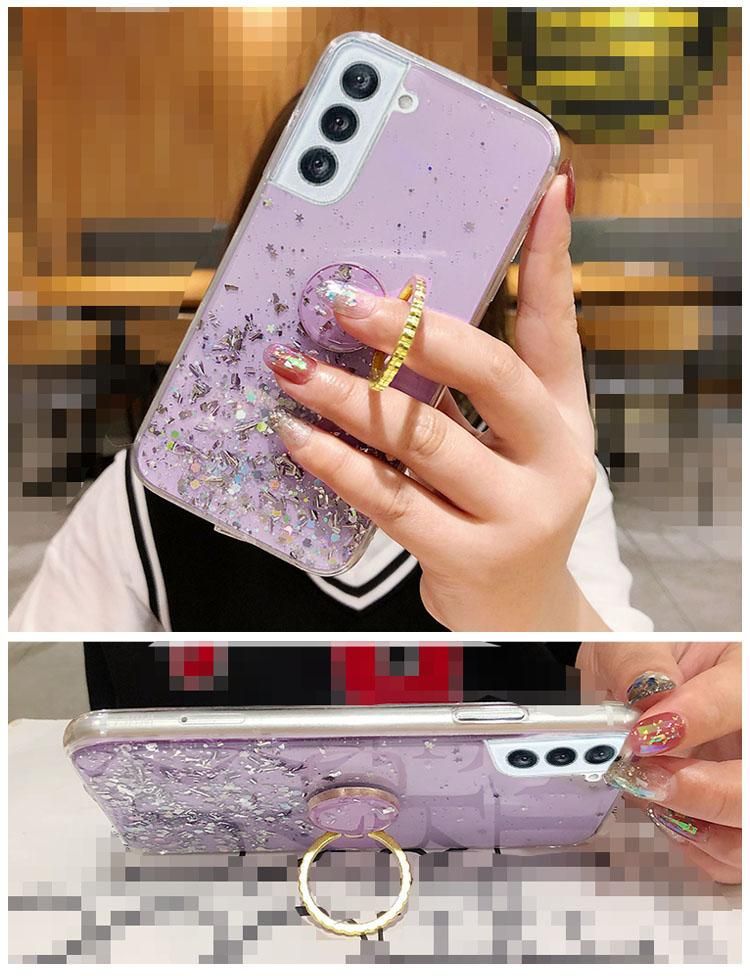 Galaxy S22 ケース S22+/S22 Ultra カバー リング付き 可愛い