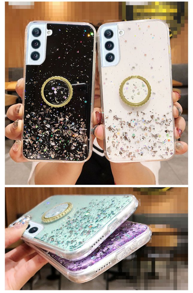 Galaxy S22 ケース S22+/S22 Ultra カバー リング付き 可愛い かわいい エレガント サムスン ギャラクシー S22  スマホケース/カバー #145 - IT問屋