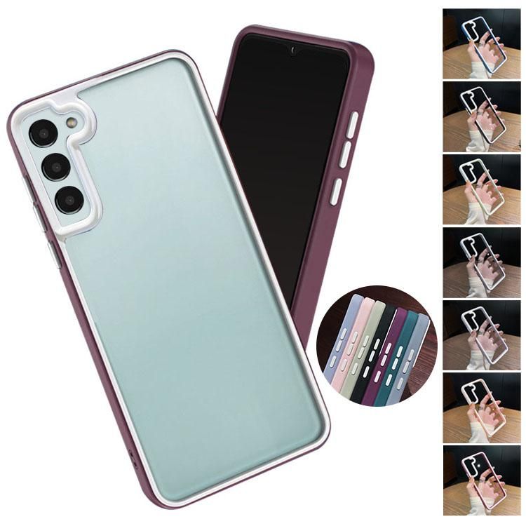 Galaxy S22 / S22+ / S22 Ultra ケース 耐衝撃 カバー 背面透明