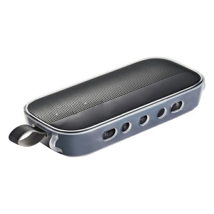 Bose SoundLink Flex Bluetoothスピーカー クリア ケース 透明 保護ケース TPU カバー カラビナ付き  ショルダーベルト付き ソフトケース 3TPU -SG- - IT問屋