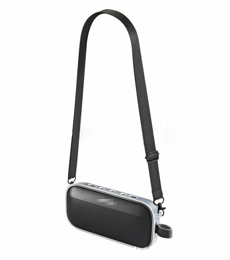 Bose SoundLink Flex Bluetoothスピーカー クリア ケース 透明 保護ケース TPU カバー カラビナ付き ショルダーベルト 付き ソフトケース 3TPU -SG- - IT問屋